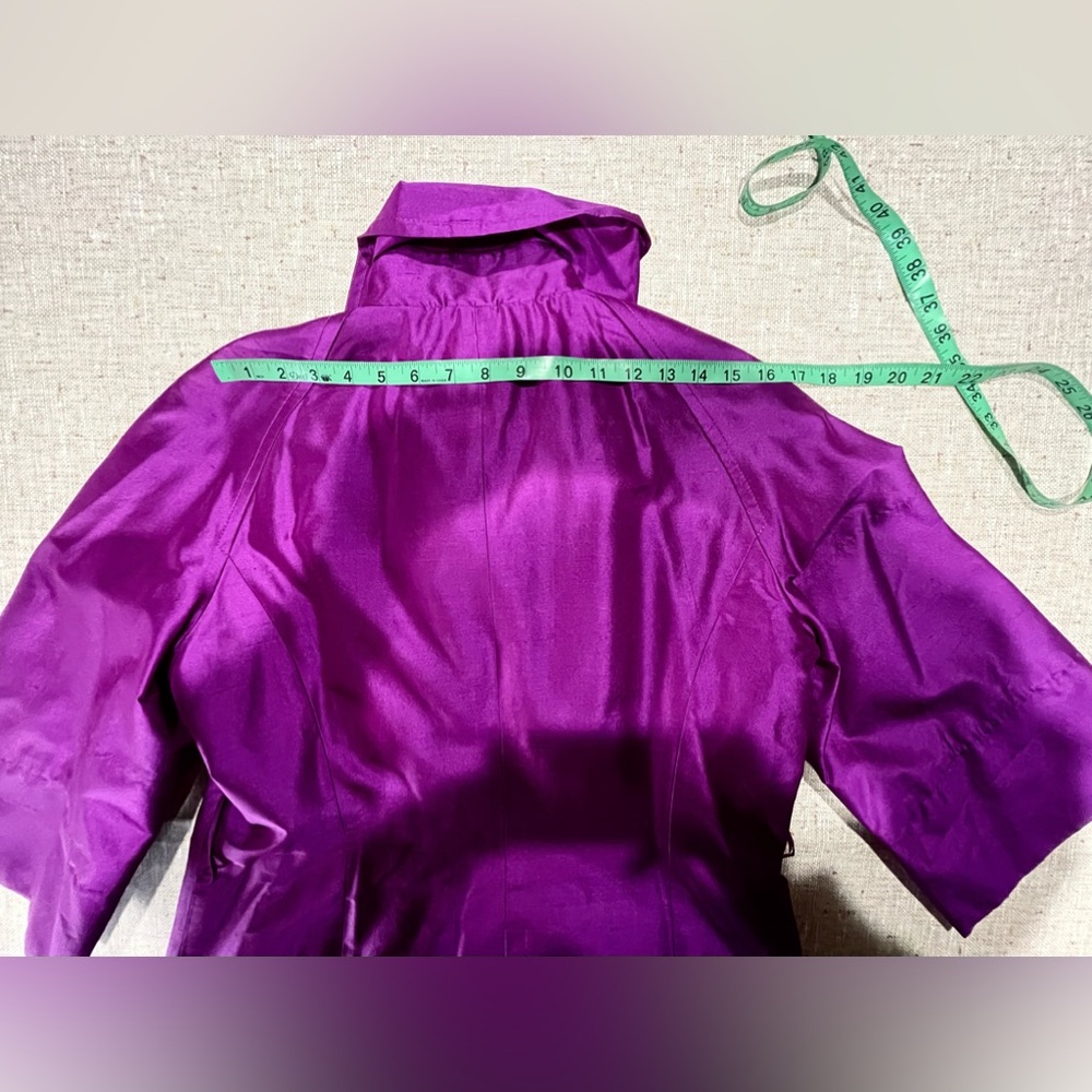 Trina Turk Magenta Pea Coat - Picture 7 of 17